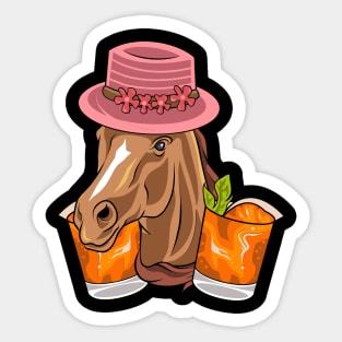 Horse Race Sticker